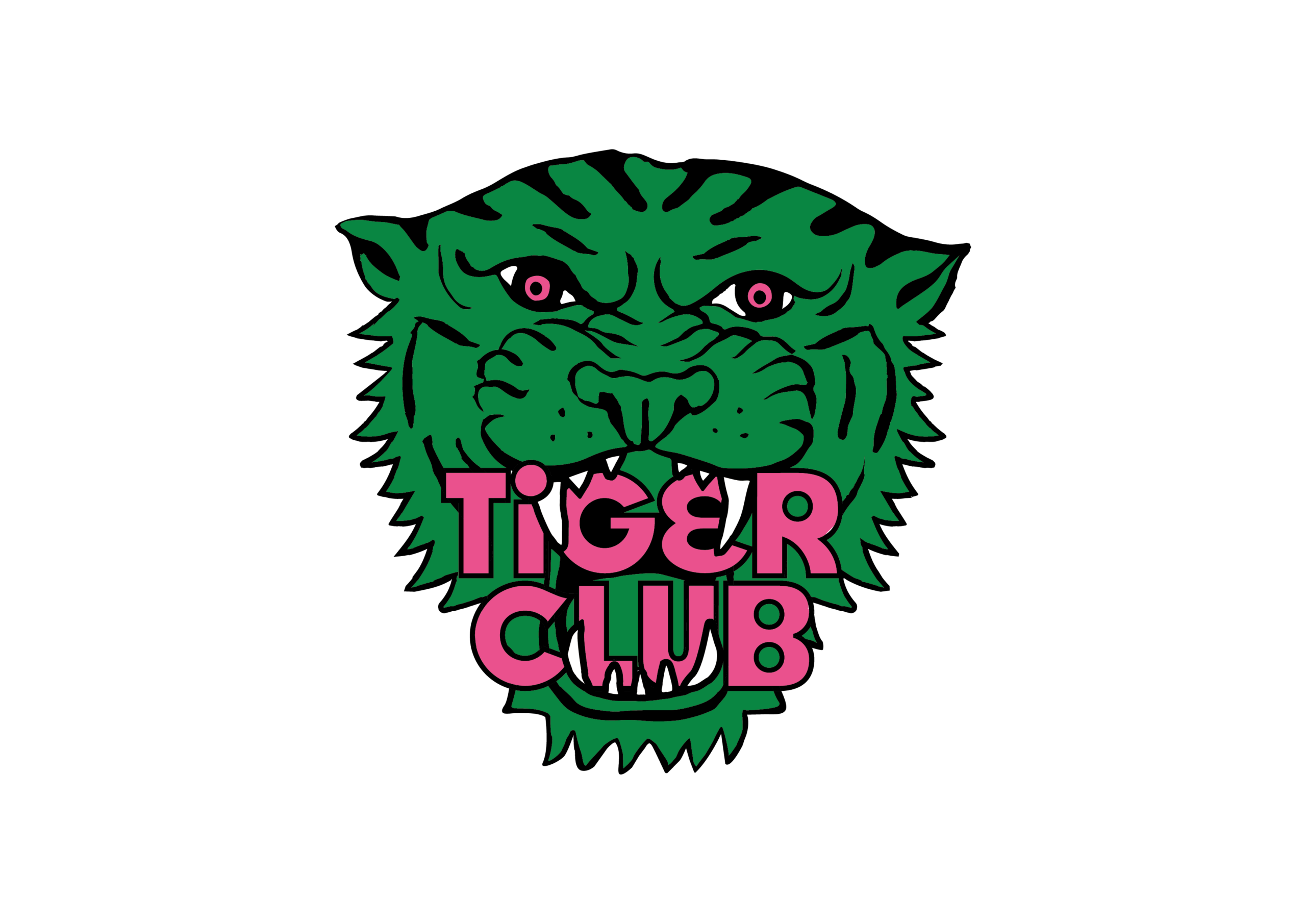 TIGRE-VERT-ROSE